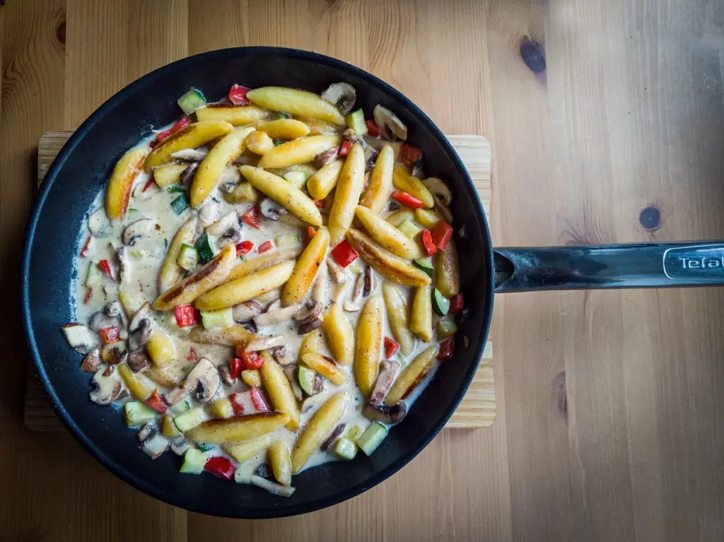 Einfache Gemüsepfanne