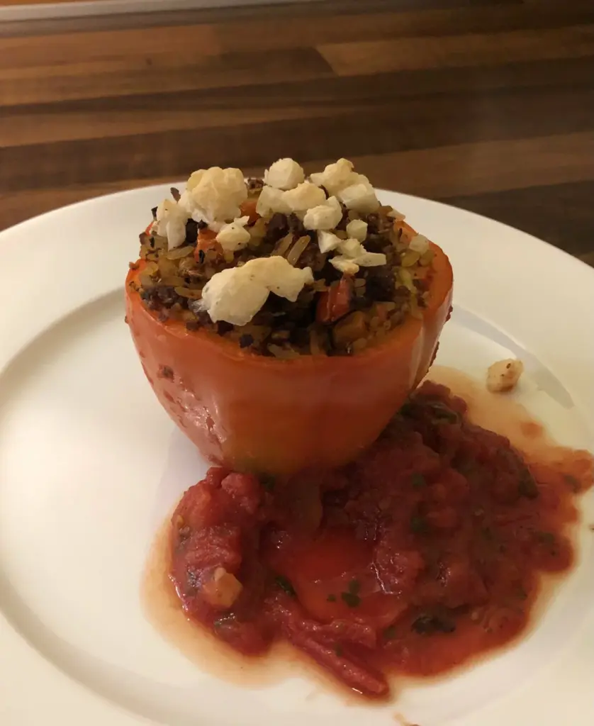 Gefüllte Paprikaschoten