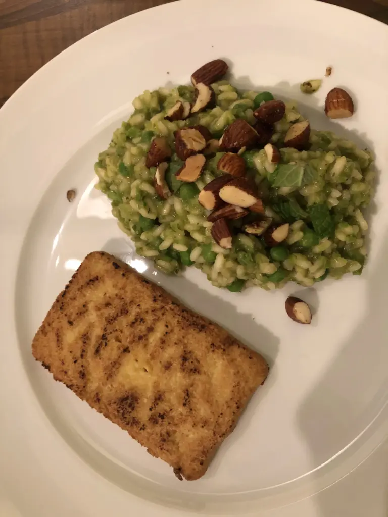 Erbsenrisotto
